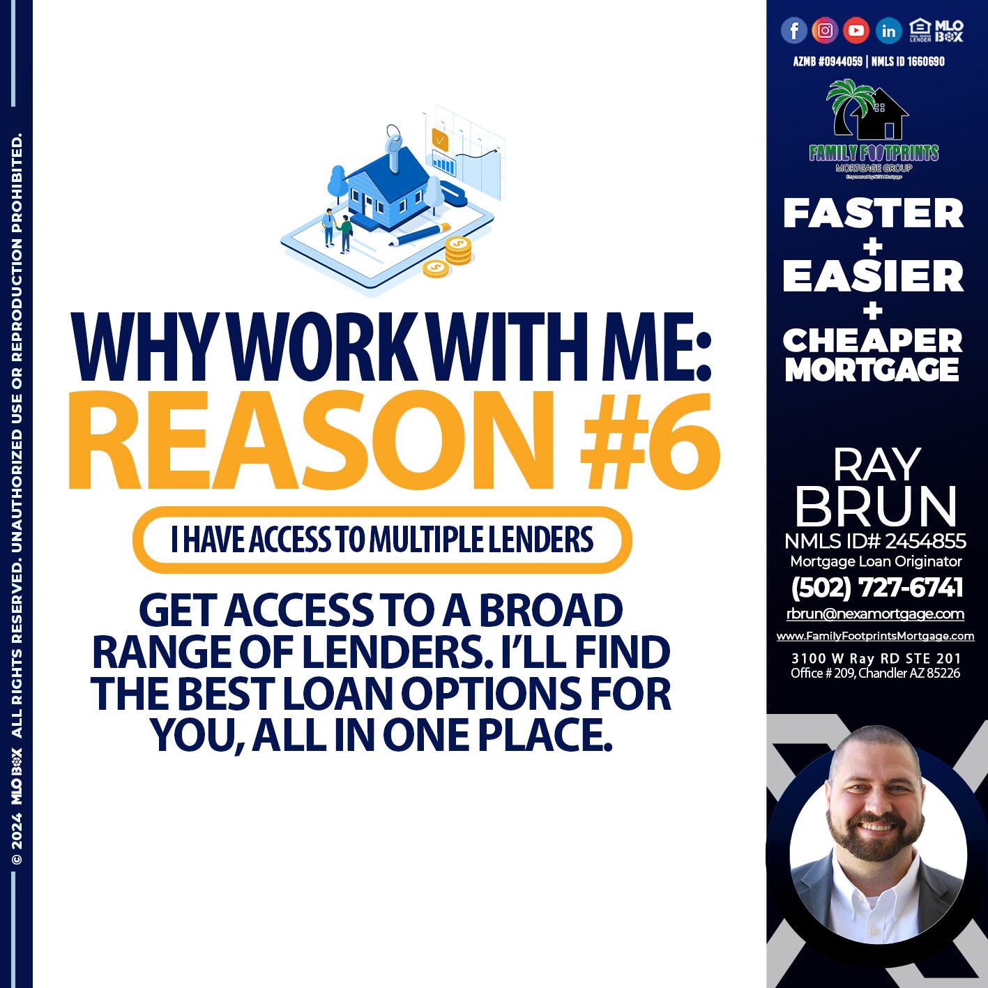 reason 6 - Ray Brun -Mortgage Loan Originator
