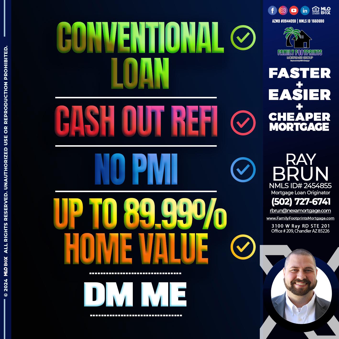 CONVENTIONAL LOAN - Ray Brun -Mortgage Loan Originator