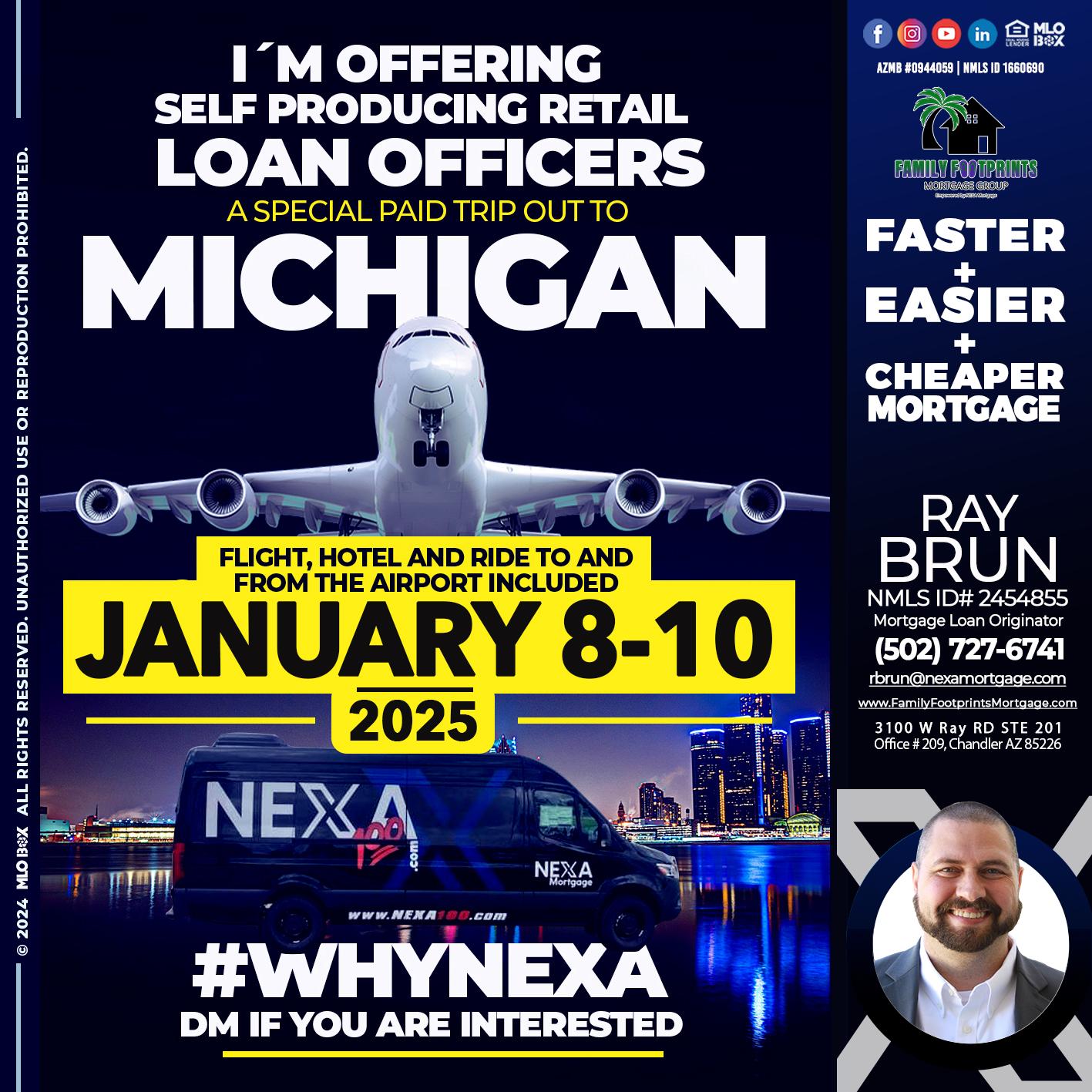 michigan trip - Ray Brun -Mortgage Loan Originator