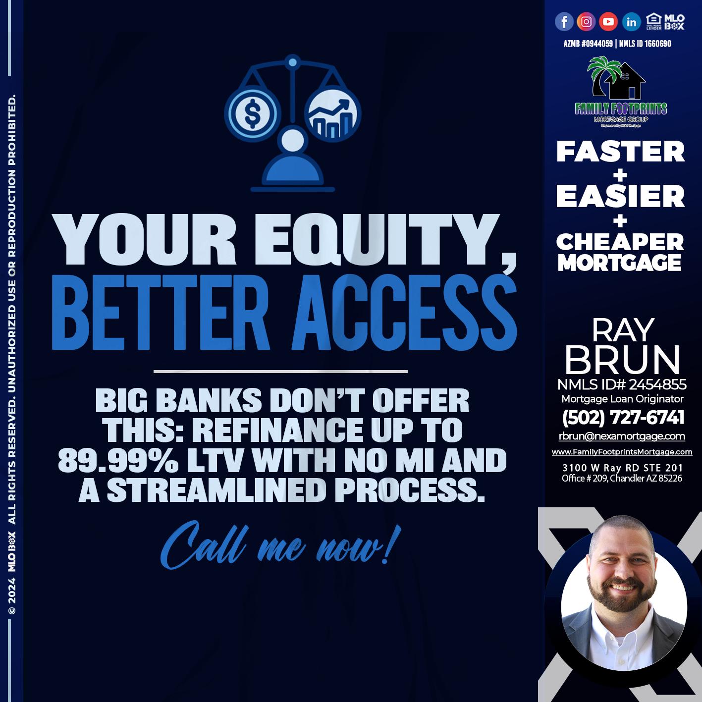 YOUR EQUITY - Ray Brun -Mortgage Loan Originator