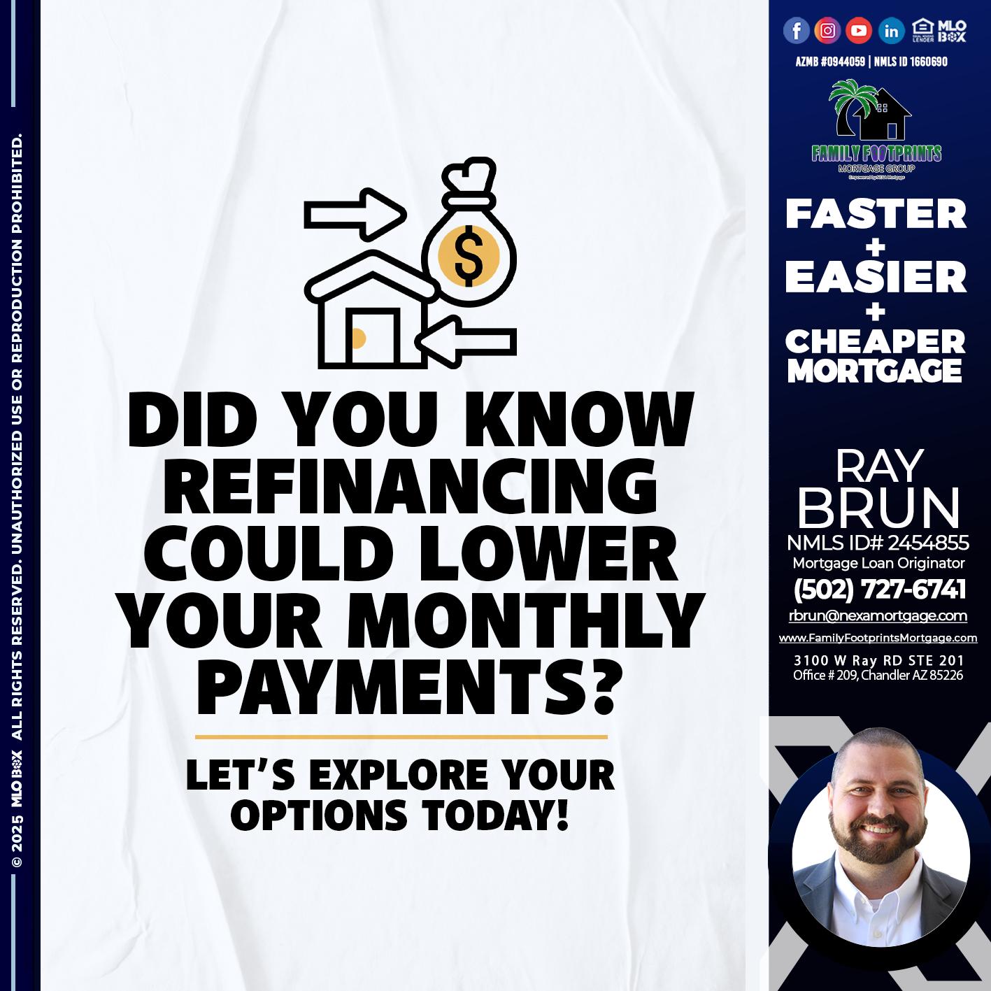 DID YOU KNOW - Ray Brun -Mortgage Loan Originator