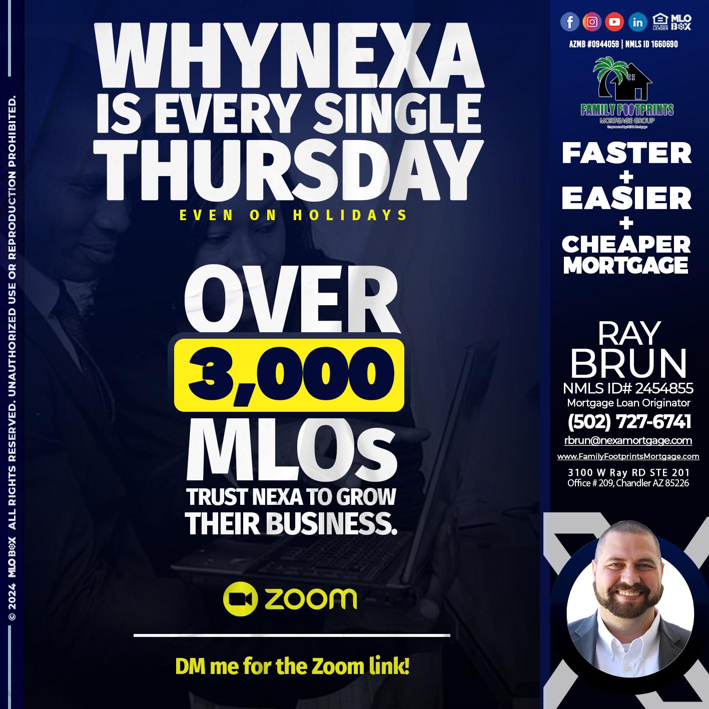 why NEXA - Ray Brun -Mortgage Loan Originator