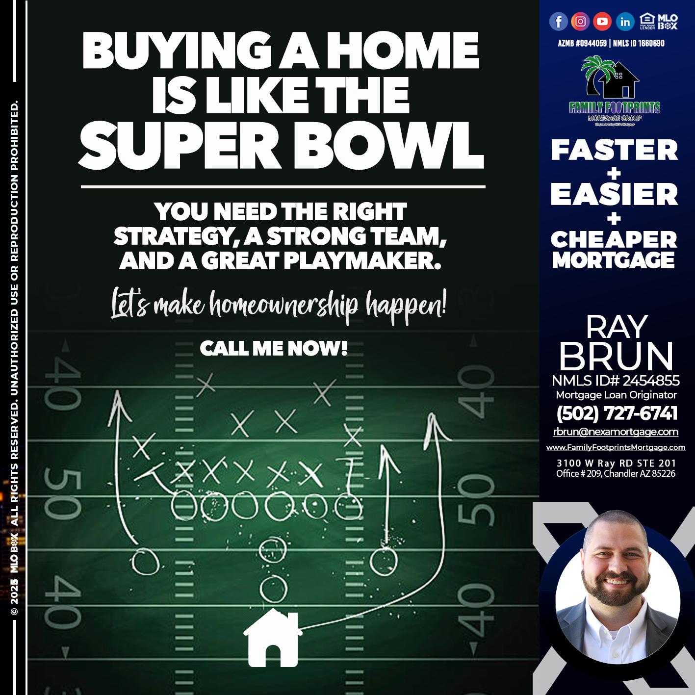 BUYING A HOME - Ray Brun -Mortgage Loan Originator