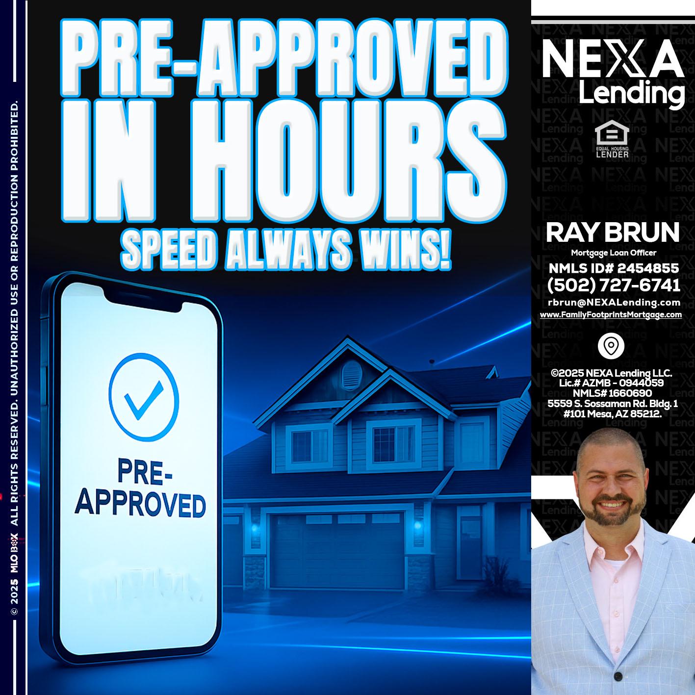 PRE - Ray Brun -Mortgage Loan Originator