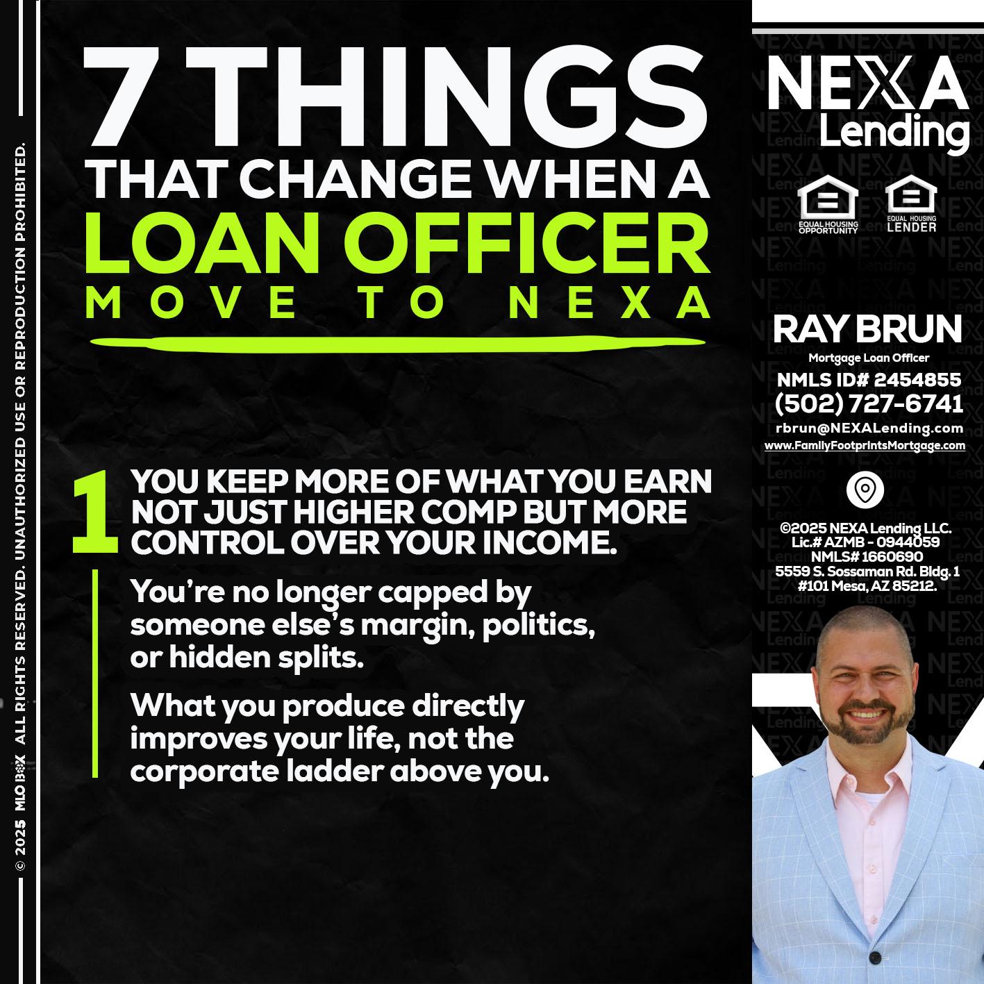7 THINGS (1) - Ray Brun -Mortgage Loan Originator