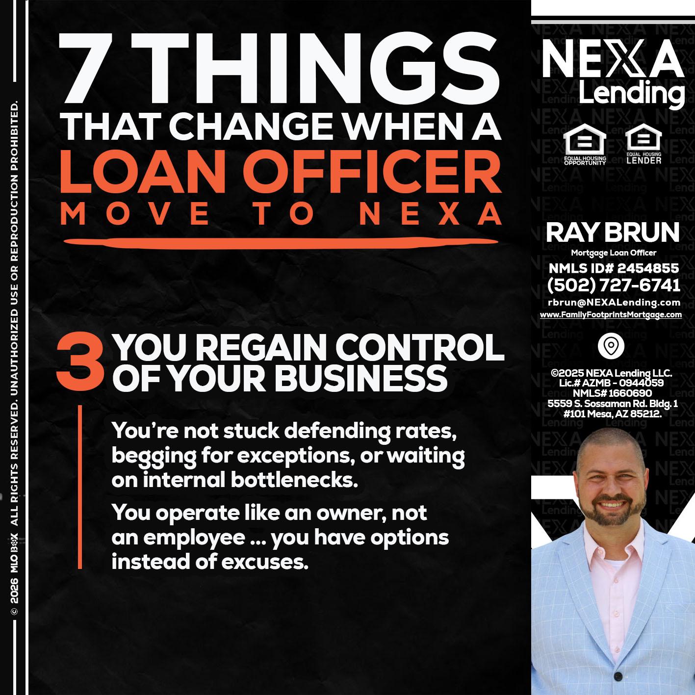 7 things (3) - Ray Brun -Mortgage Loan Originator