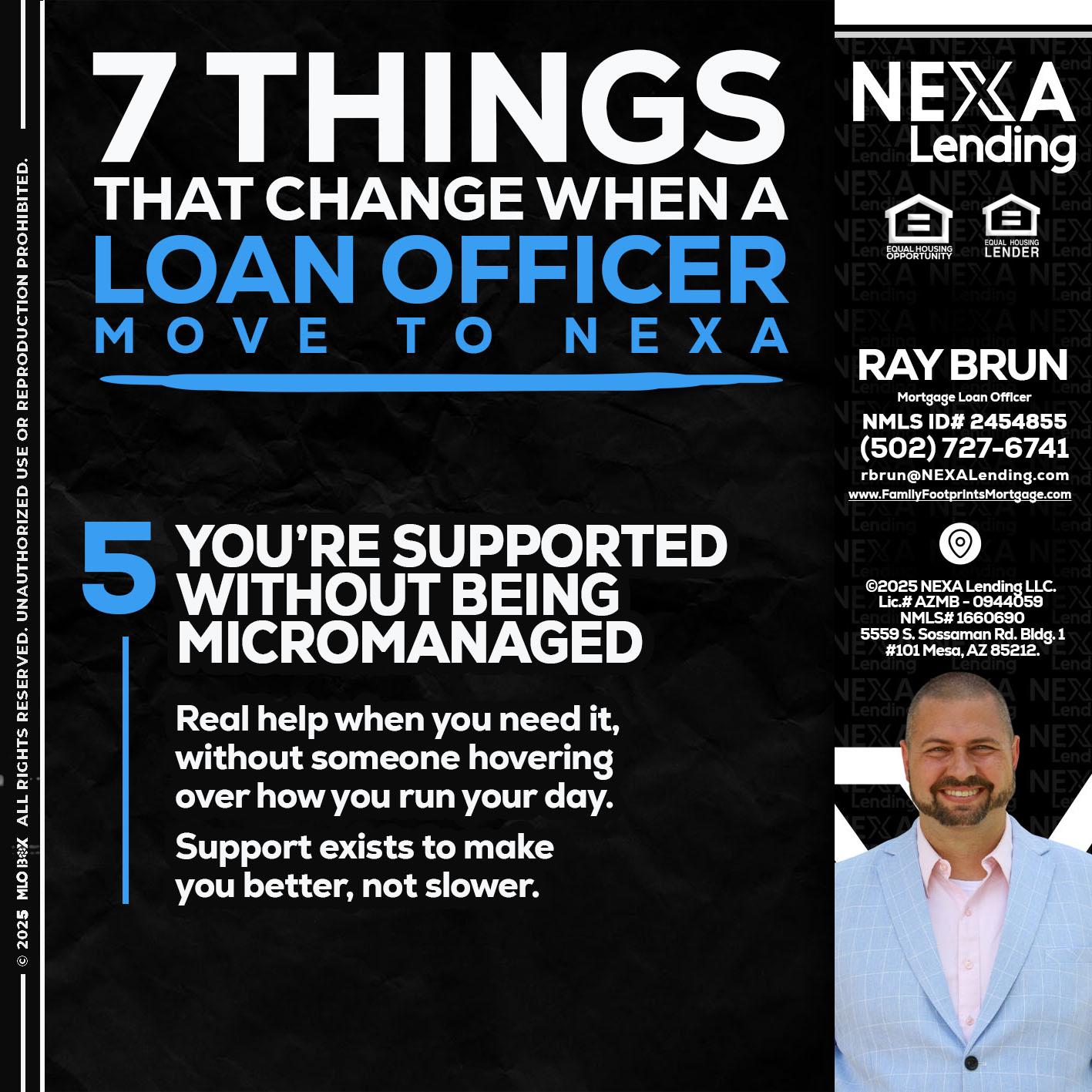 7 THINGS (5) - Ray Brun -Mortgage Loan Originator