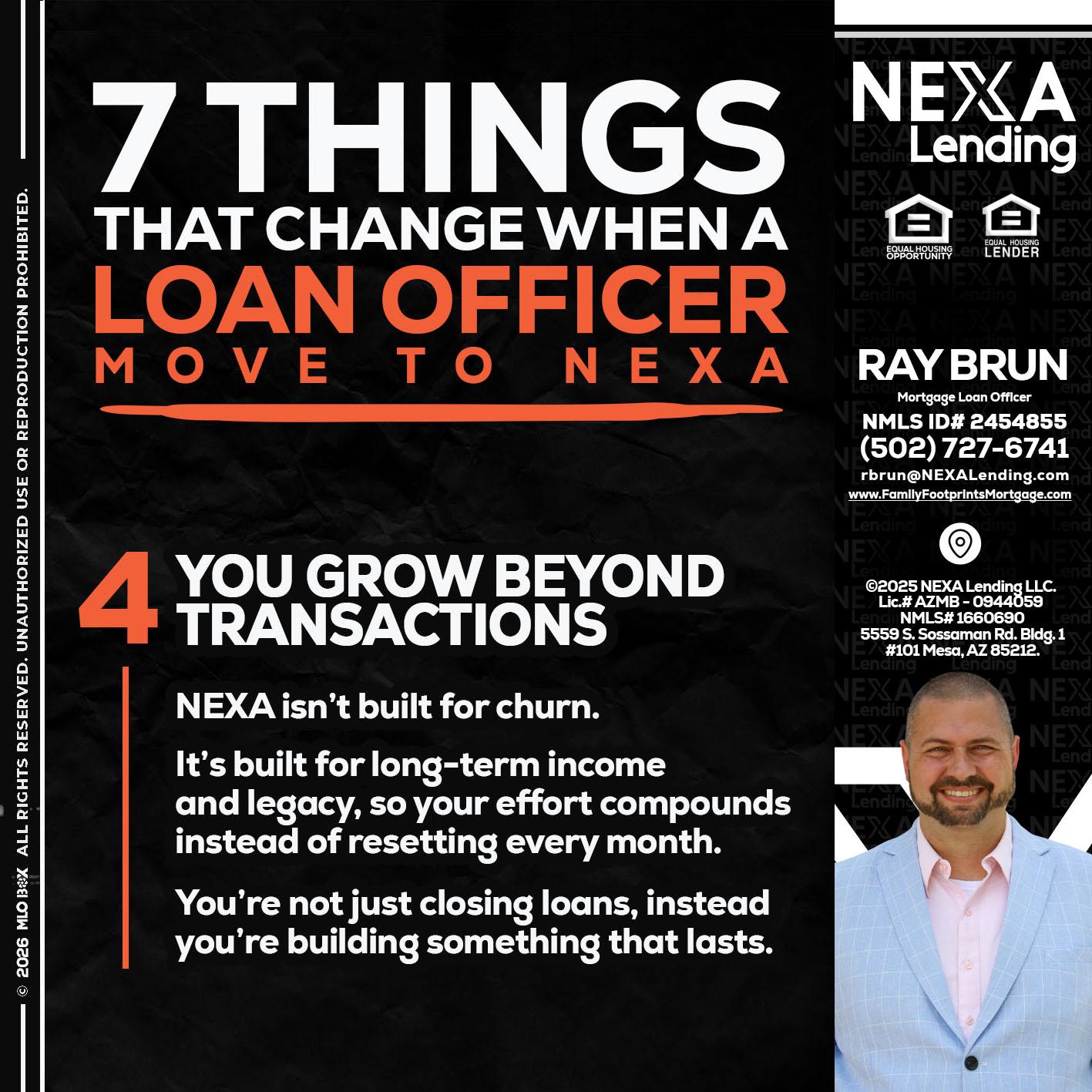 7 THINGS (4) - Ray Brun -Mortgage Loan Originator