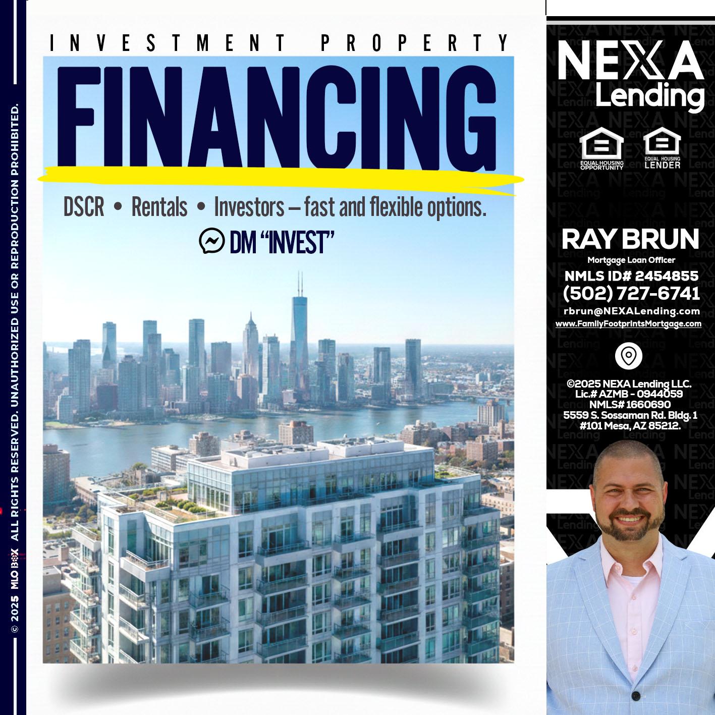 FINANCING - Ray Brun -Mortgage Loan Originator