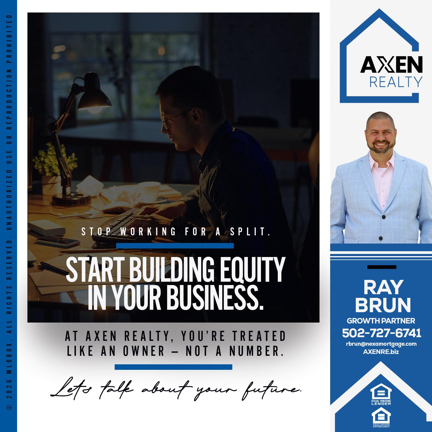 STOP WORKING FOR - Ray Brun -Mortgage Loan Originator