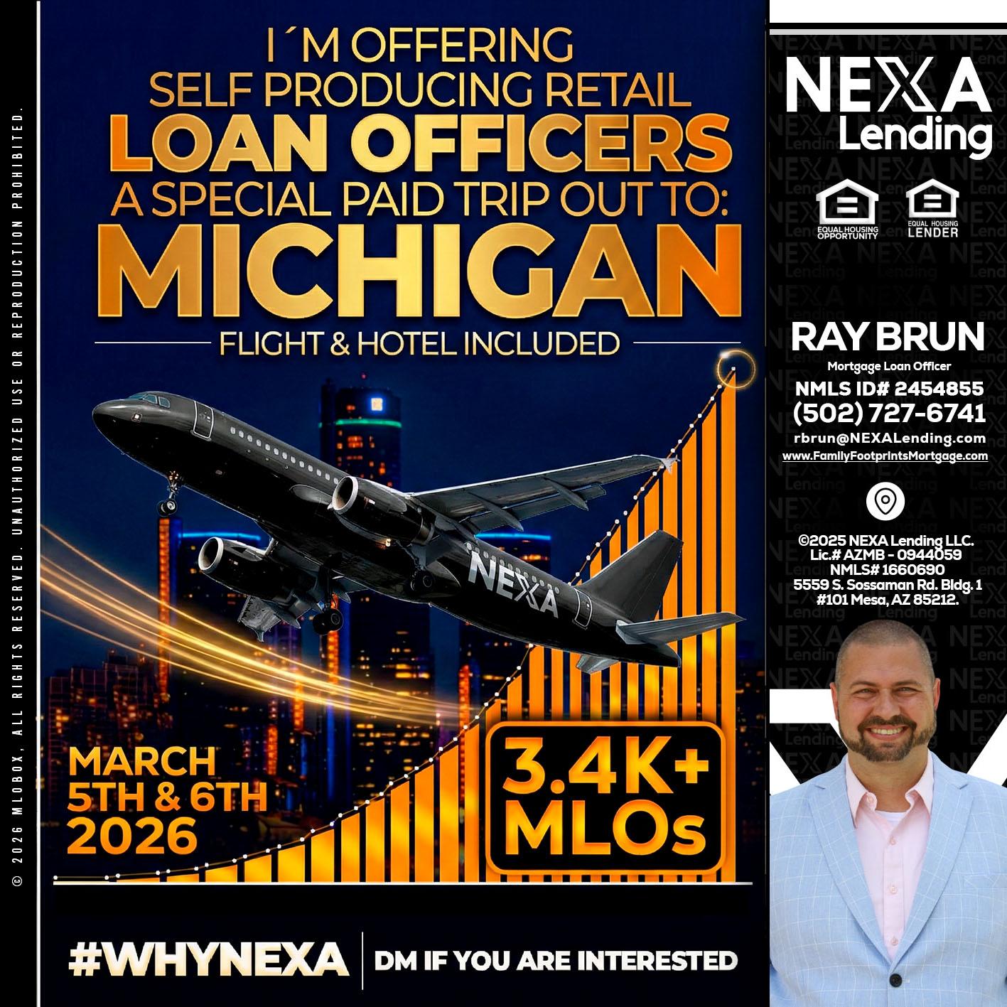 MICHIGAN - Ray Brun -Mortgage Loan Originator