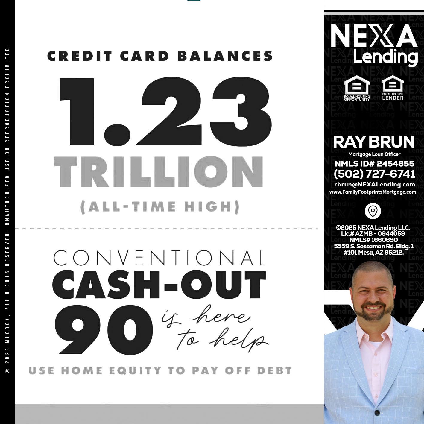 CREDIT CARD BALANCE - Ray Brun -Mortgage Loan Originator