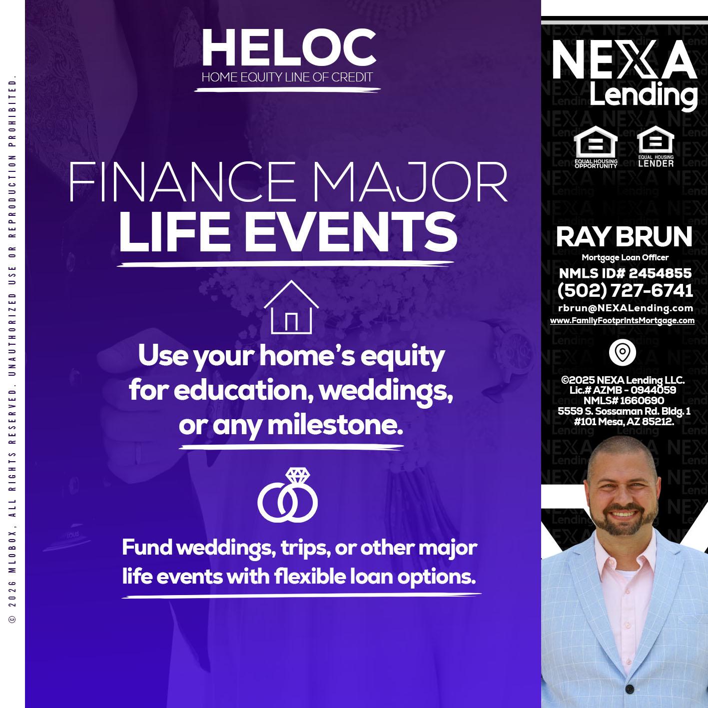 HELOC - Ray Brun -Mortgage Loan Originator