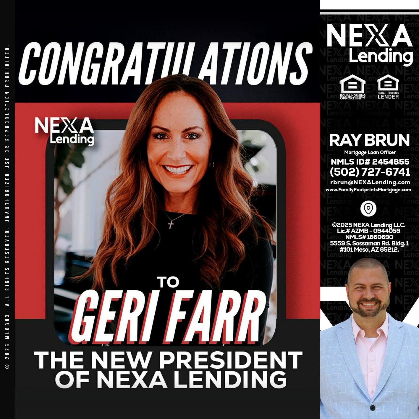 CONGRATULATIONS - Ray Brun -Mortgage Loan Originator