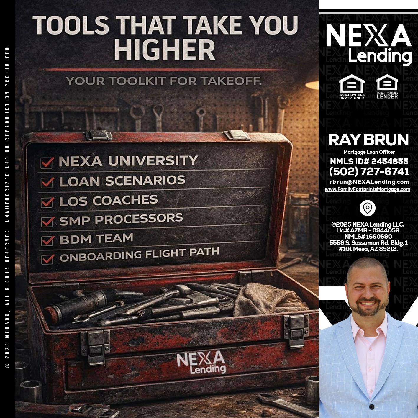 TOOLS THAT - Ray Brun -Mortgage Loan Originator