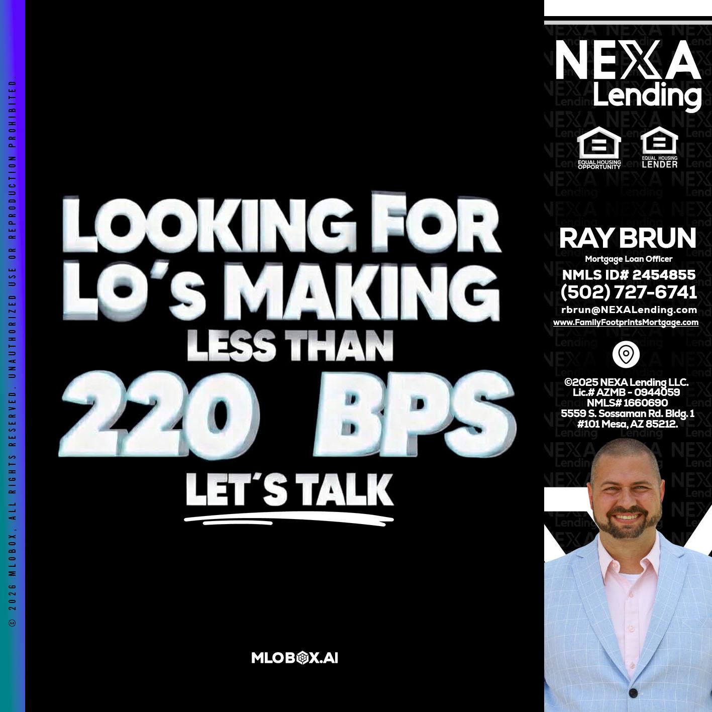 LOOKING FOR - Ray Brun -Mortgage Loan Originator