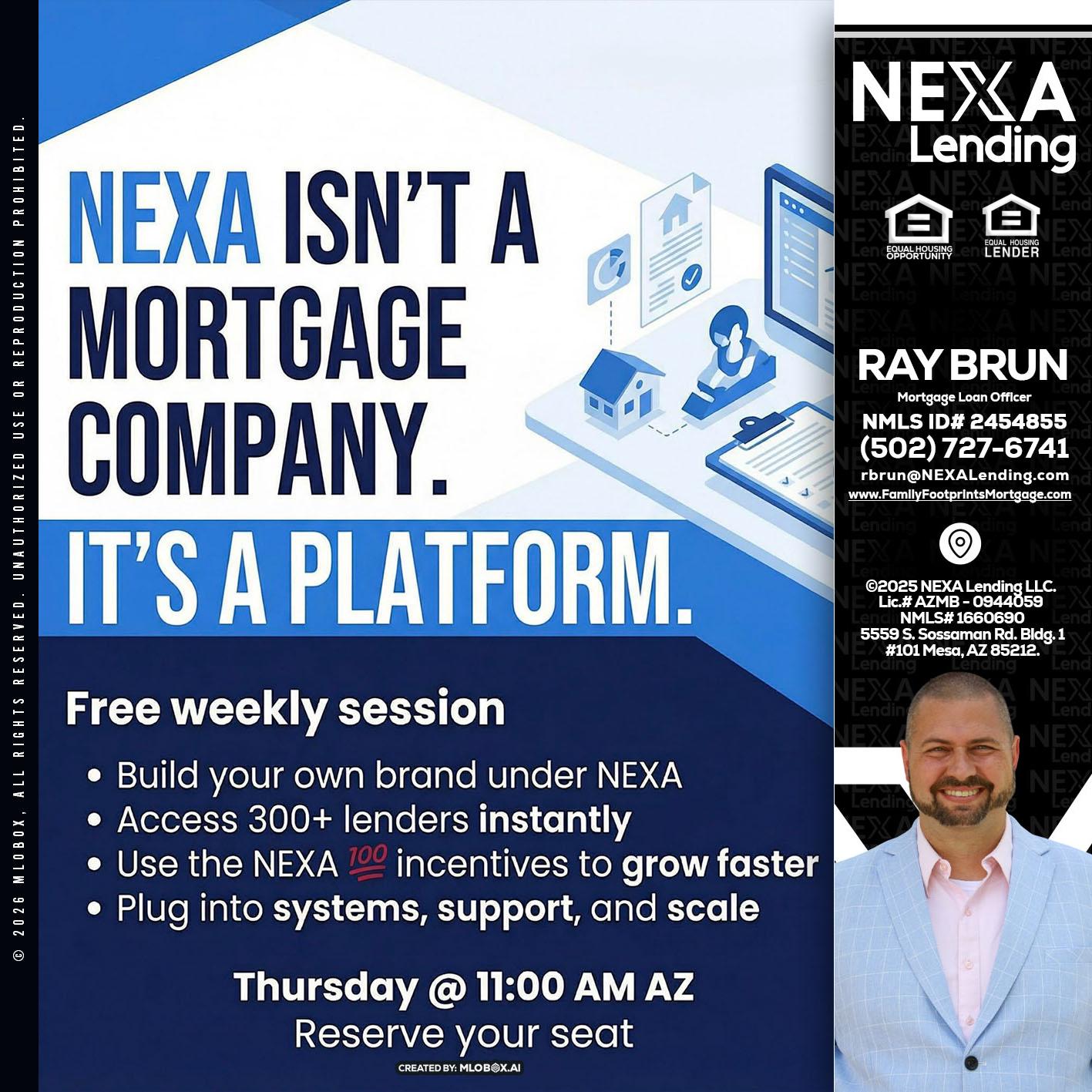 NEXA ISNT - Ray Brun -Mortgage Loan Originator