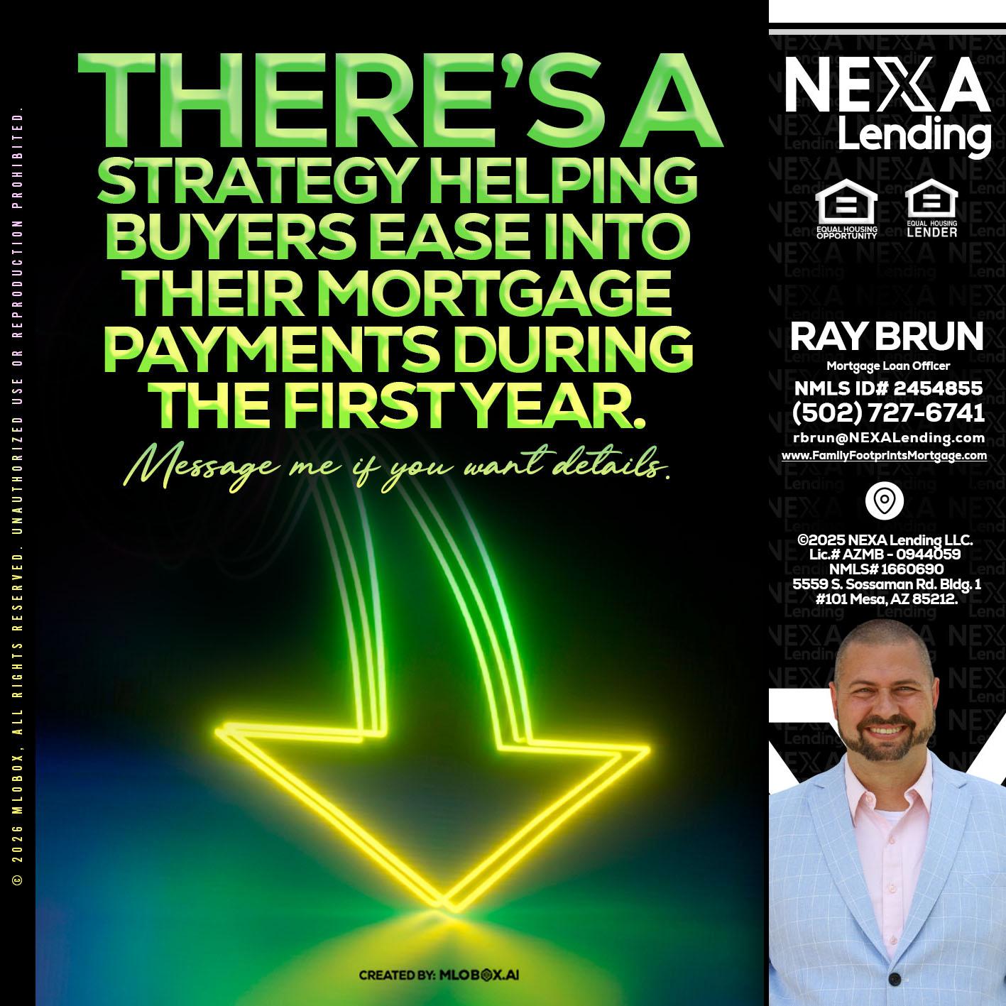 THERES A STATEGY - Ray Brun -Mortgage Loan Originator