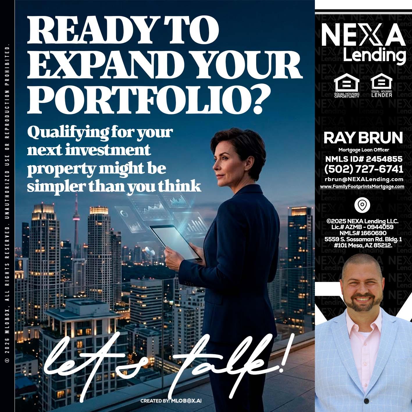 READY TO EXPAND - Ray Brun -Mortgage Loan Originator