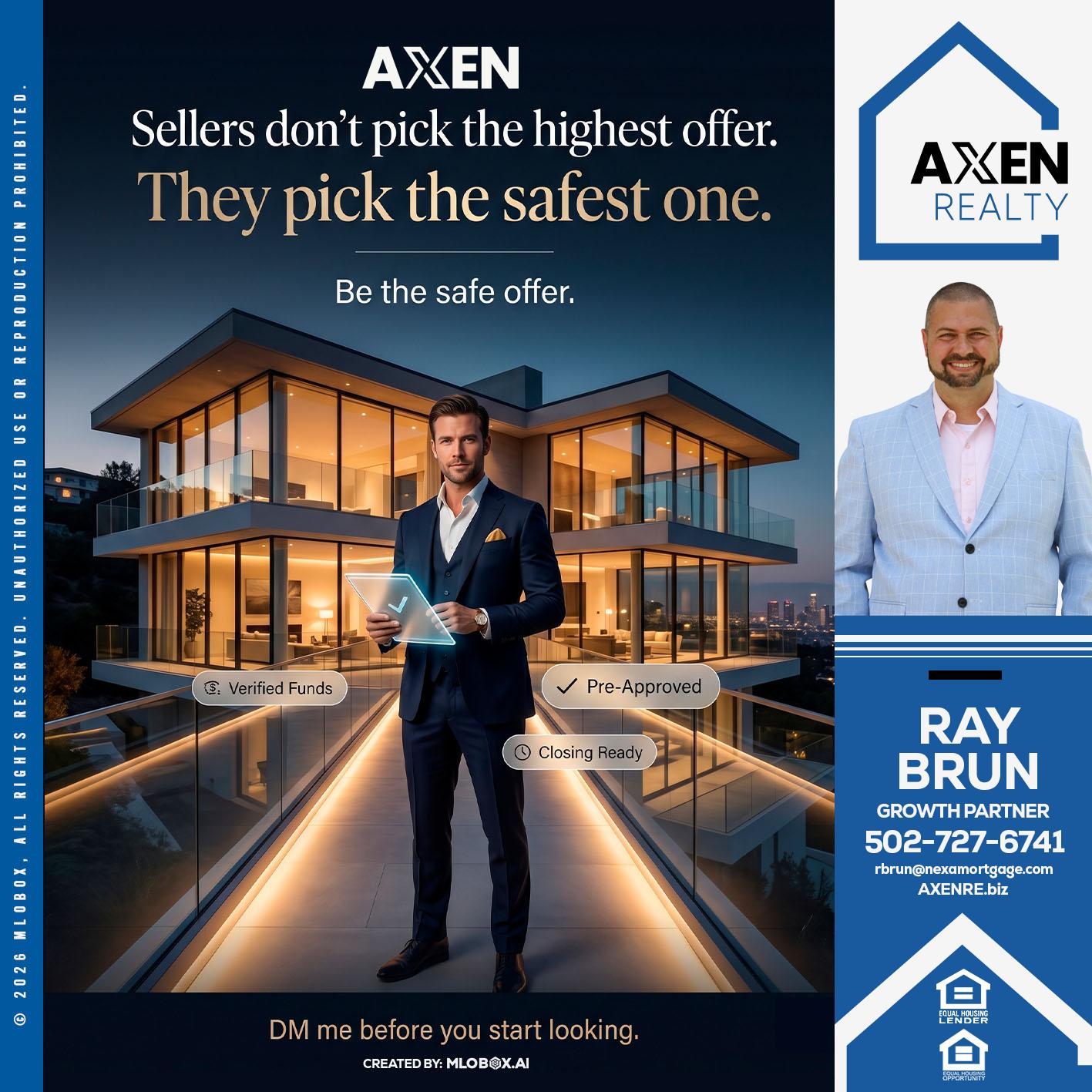 sellers don't - Ray Brun -Mortgage Loan Originator