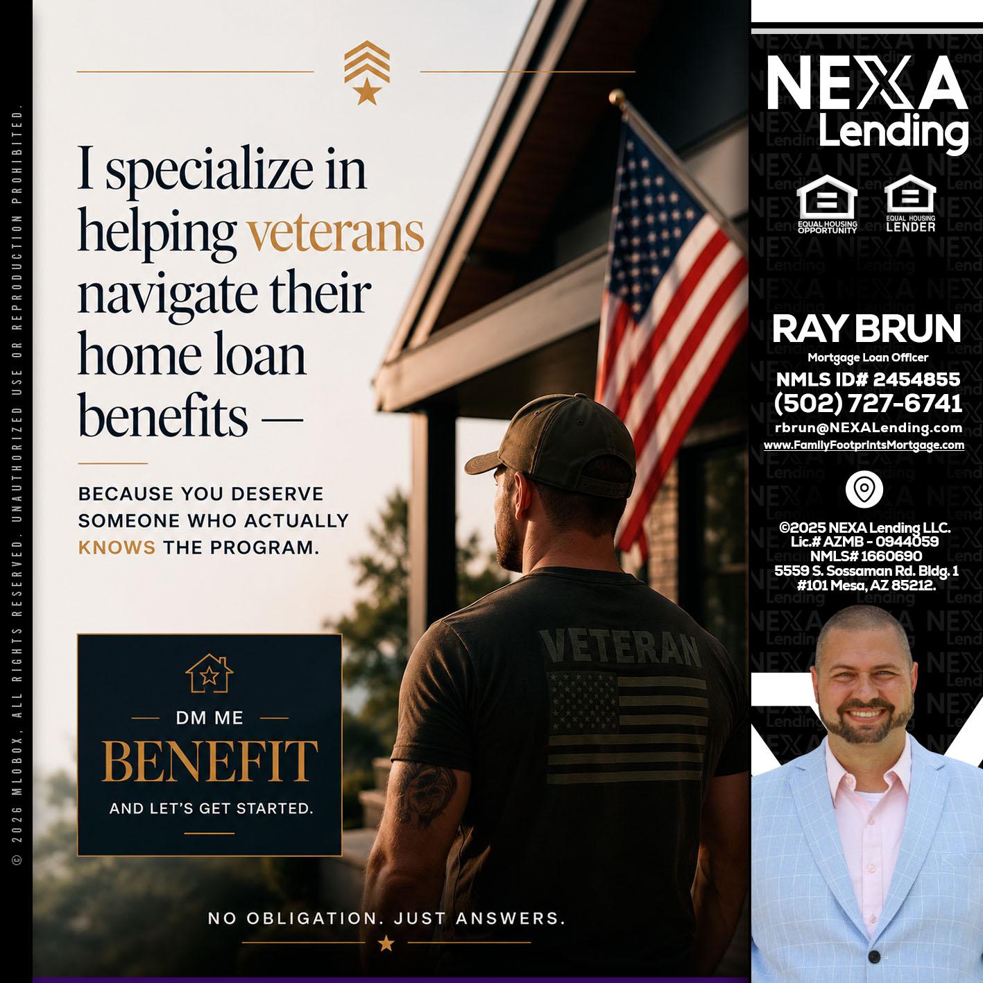 I SPECIALIZE - Ray Brun -Mortgage Loan Originator
