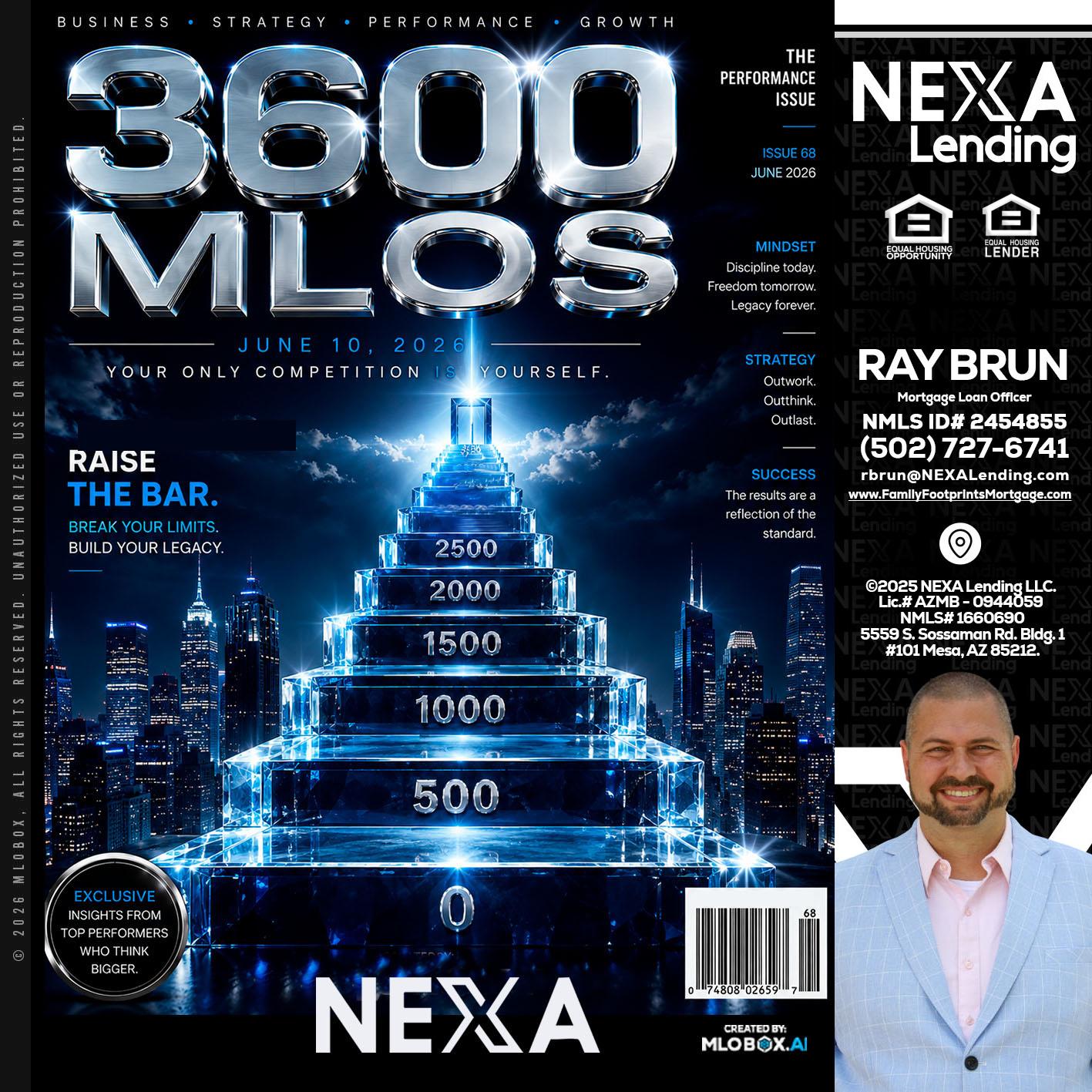3600 MLOs - Ray Brun -Mortgage Loan Originator