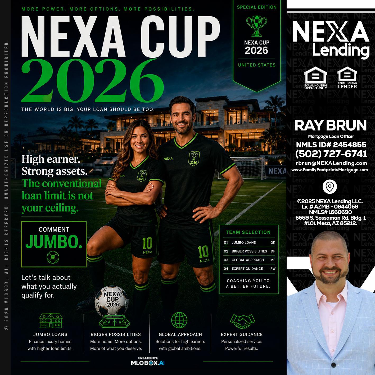 NEXA CUP 2026 - Ray Brun -Mortgage Loan Originator