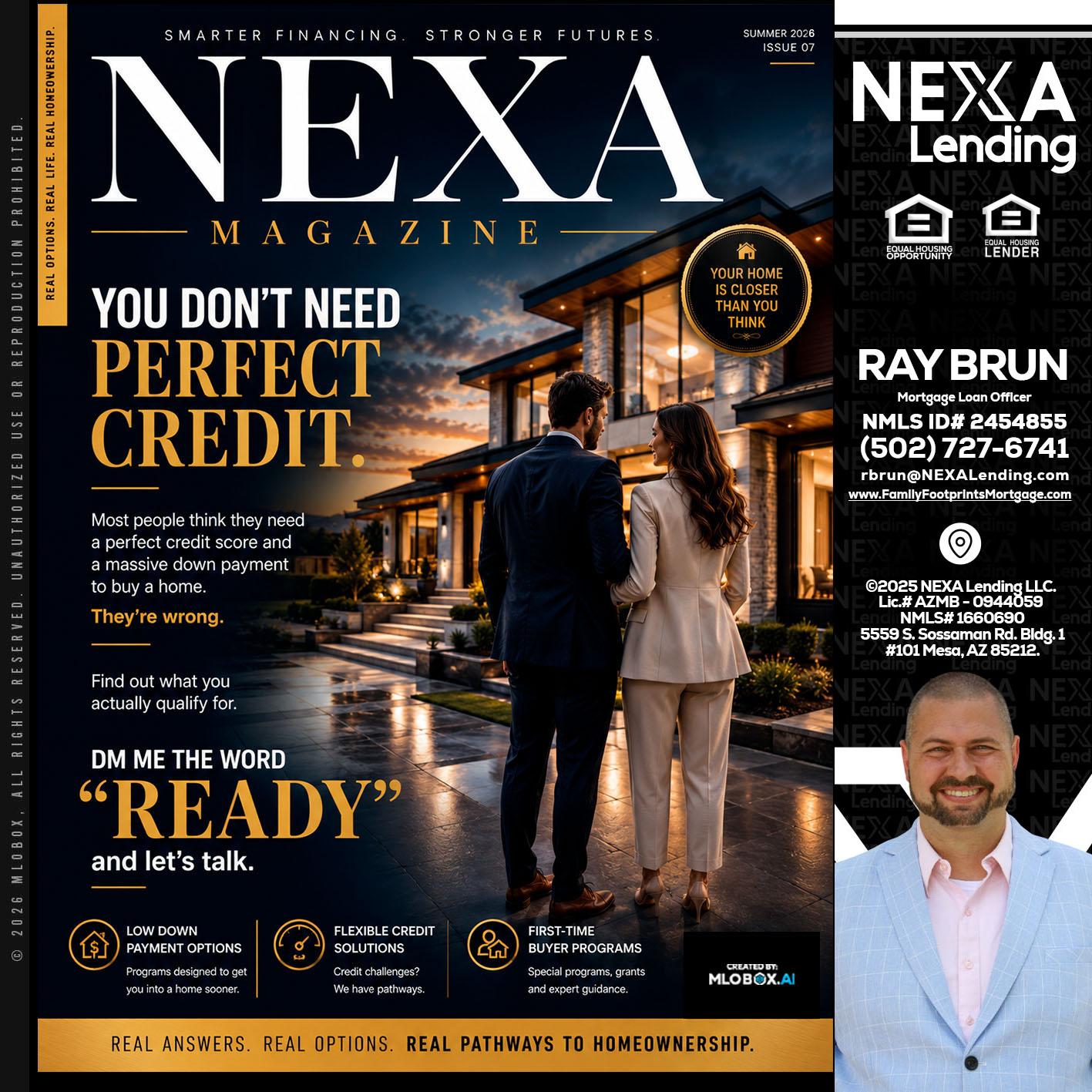 NEXA MAGAZINE - Ray Brun -Mortgage Loan Originator