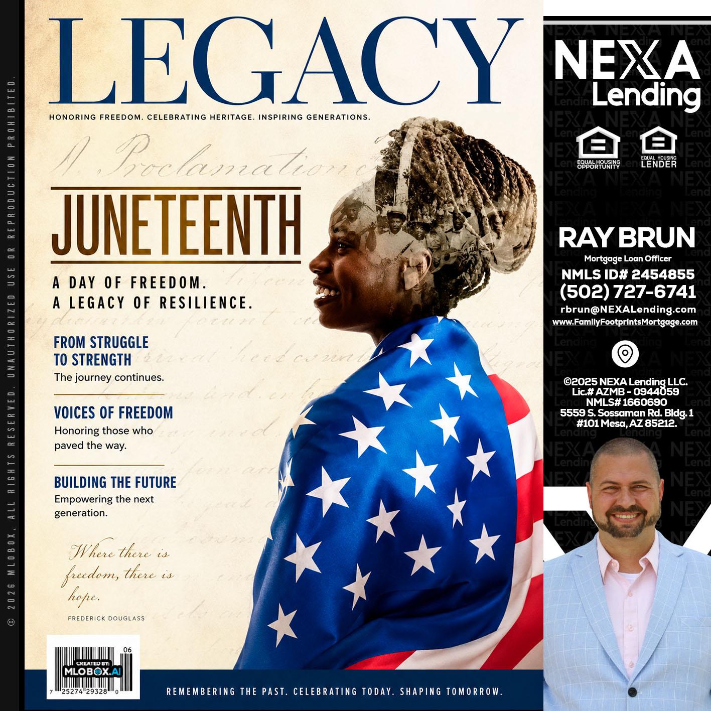 LEGACY - Ray Brun -Mortgage Loan Originator